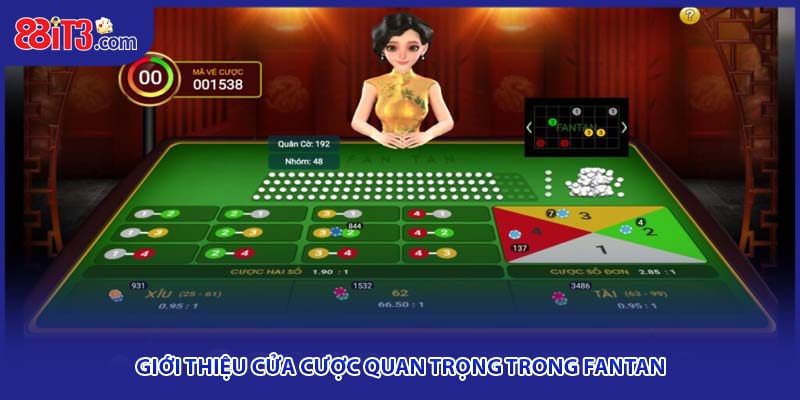 Giới thiệu cửa cược quan trọng trong Fantan